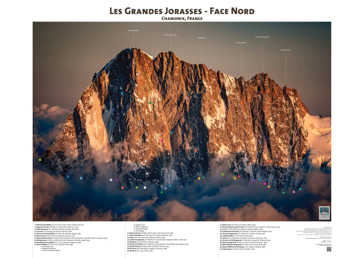 Les Grandes Jorasses - Face Nord