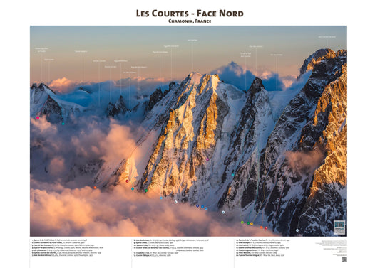 Les Courtes - Face Nord