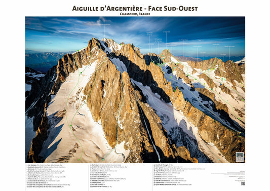 Aiguille d'Argentière - Face Sud-Ouest