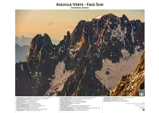 Aiguille Verte - Face Sud