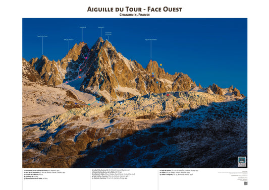 Aiguille du Tour - Face Ouest