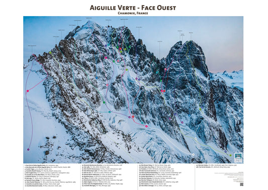Aiguille Verte - Face Ouest