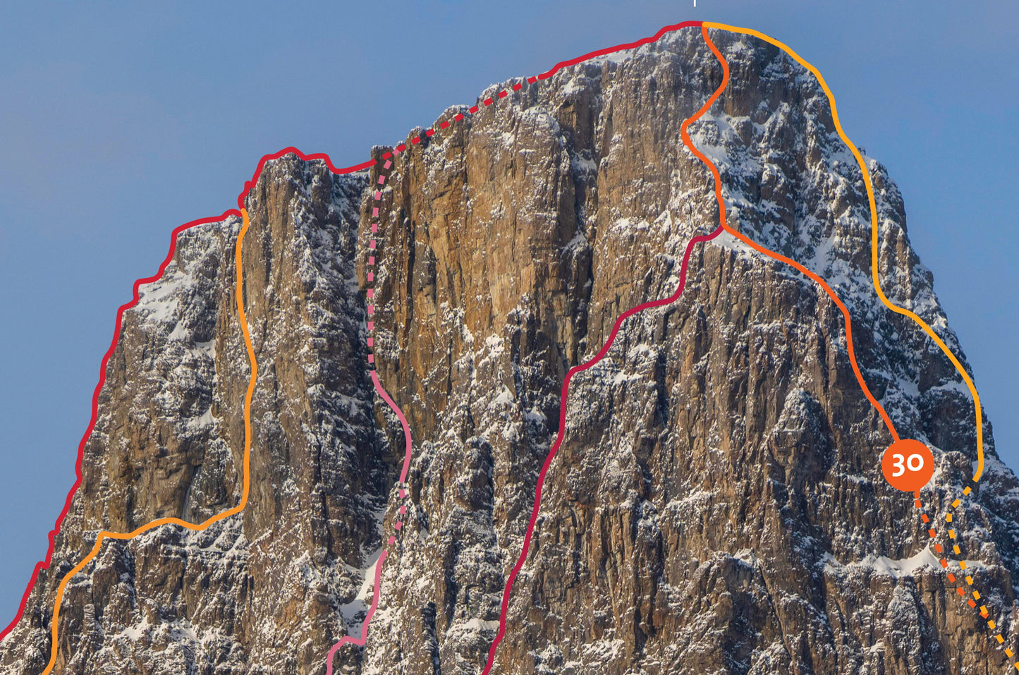 Castle Mountain - West Face