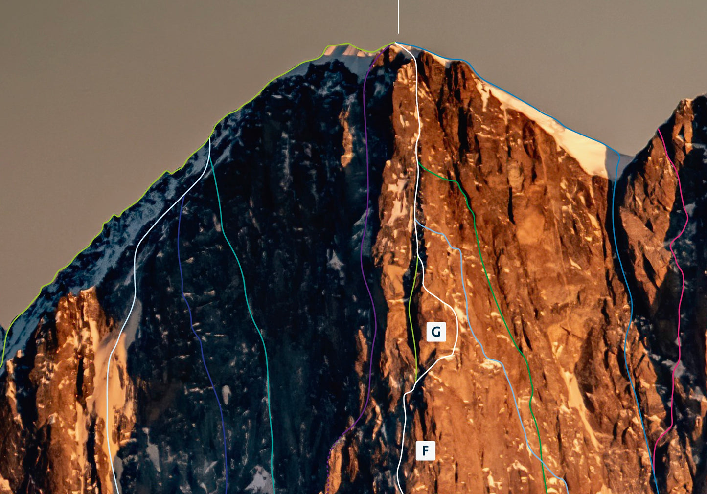 Les Grandes Jorasses - Face Nord