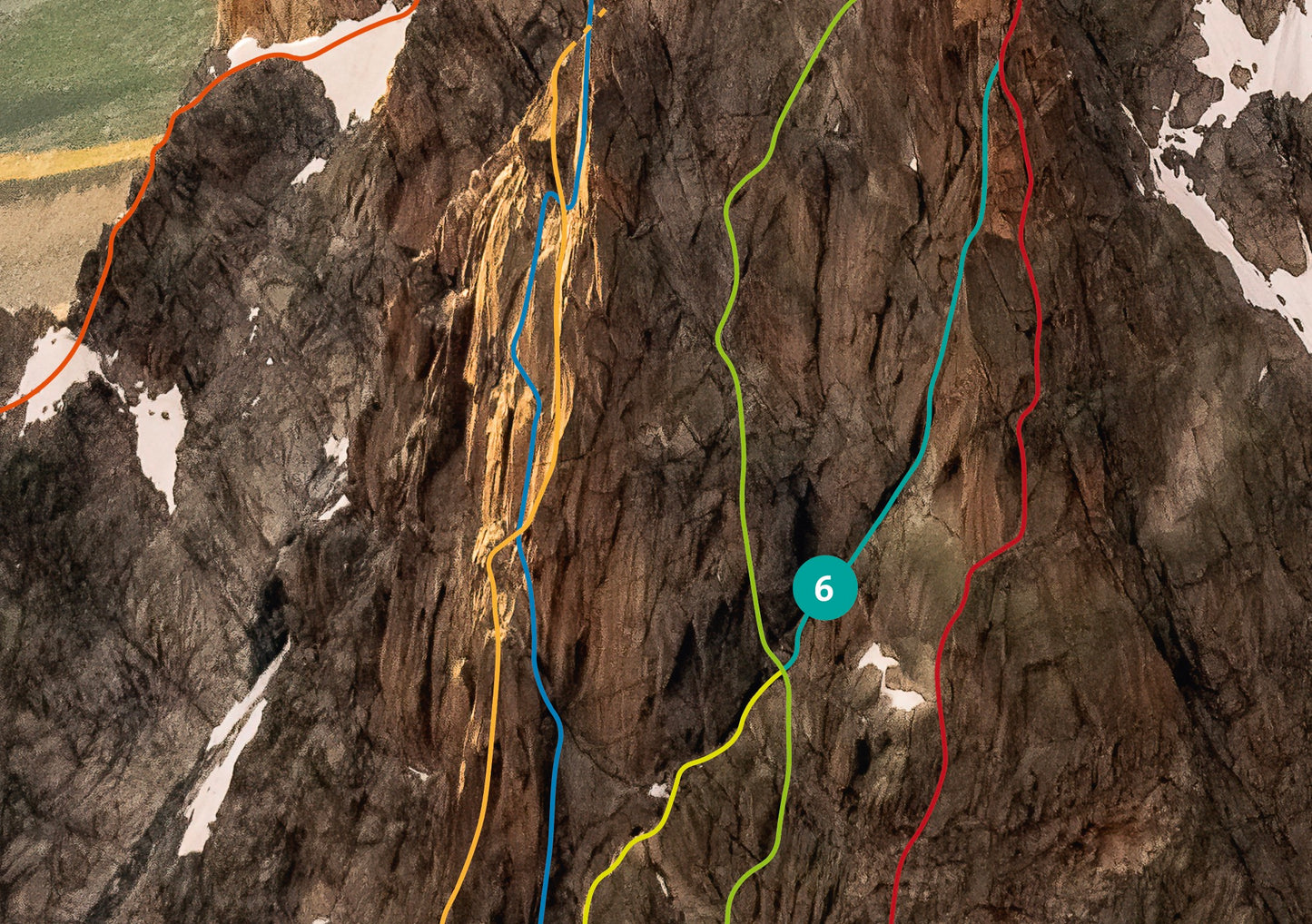 Les Drus - Face Sud