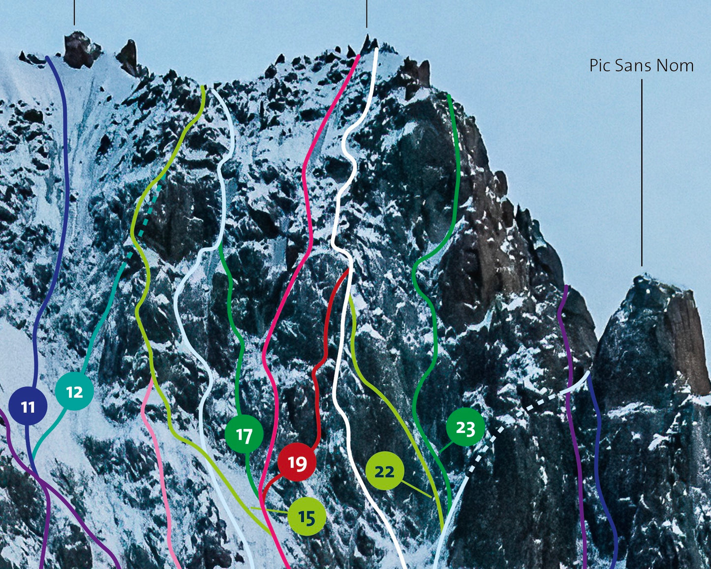 Aiguille Verte - Face Ouest