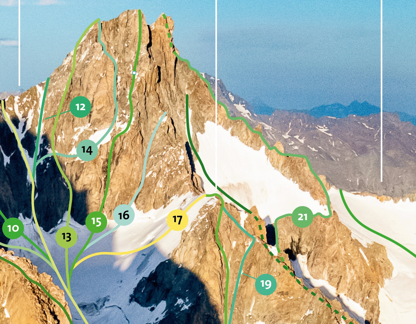 Aiguille d'Argentière - Face Sud-Ouest