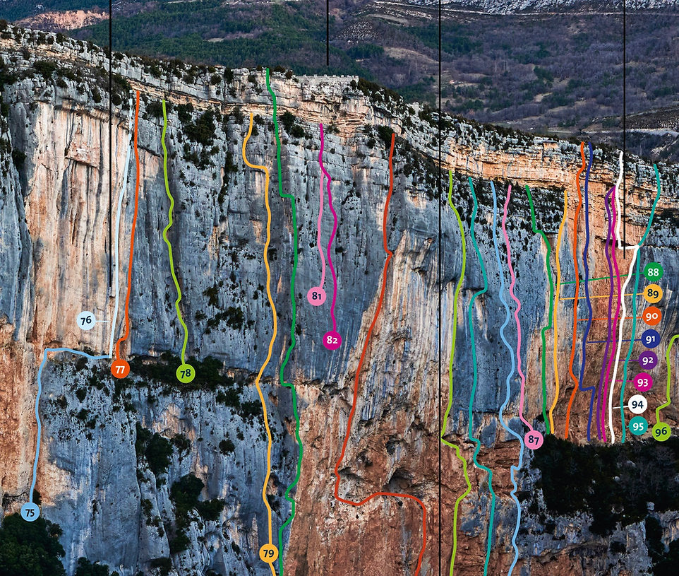 Verdon - Paroi de l'Escalès
