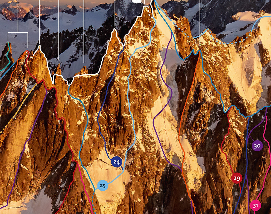 Aiguilles de Chamonix - Faces Nord