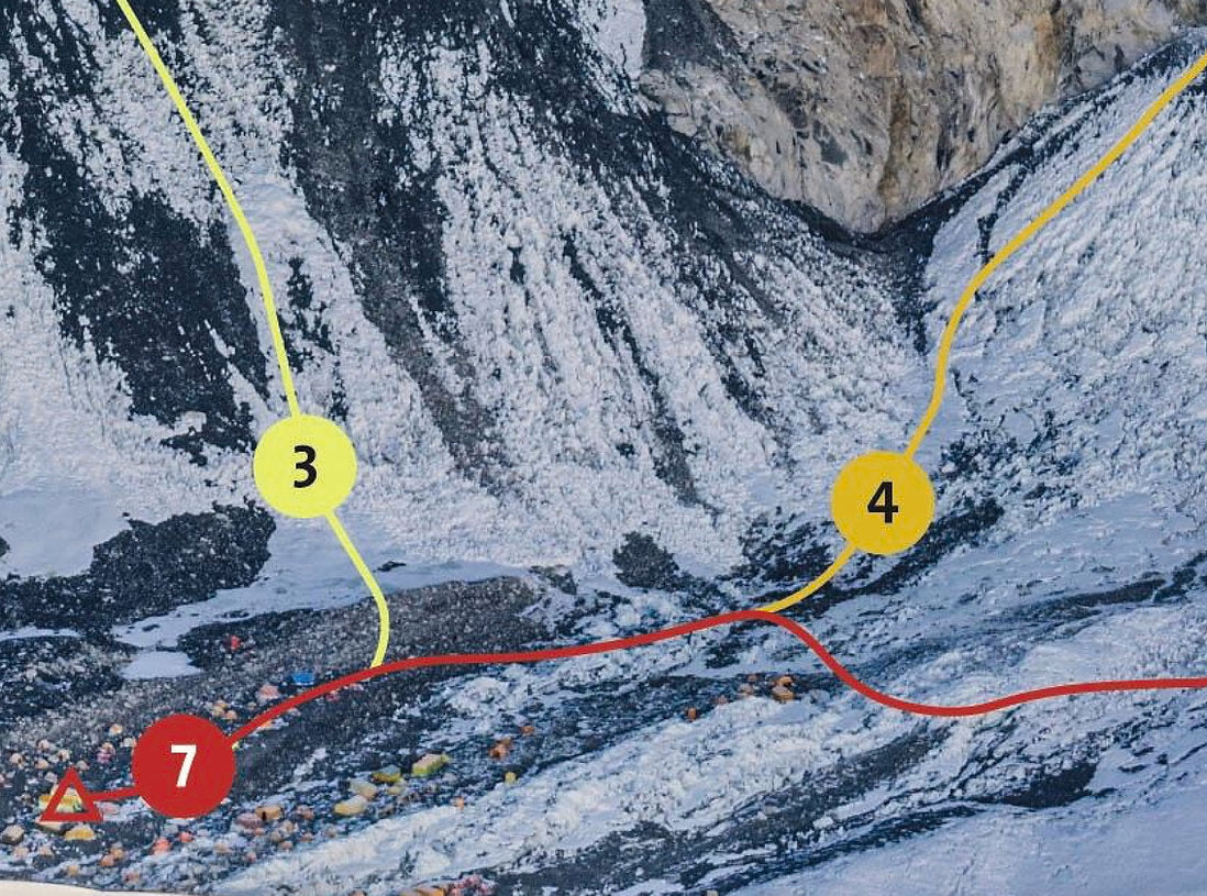 Everest and Lhotse - Southwest Faces
