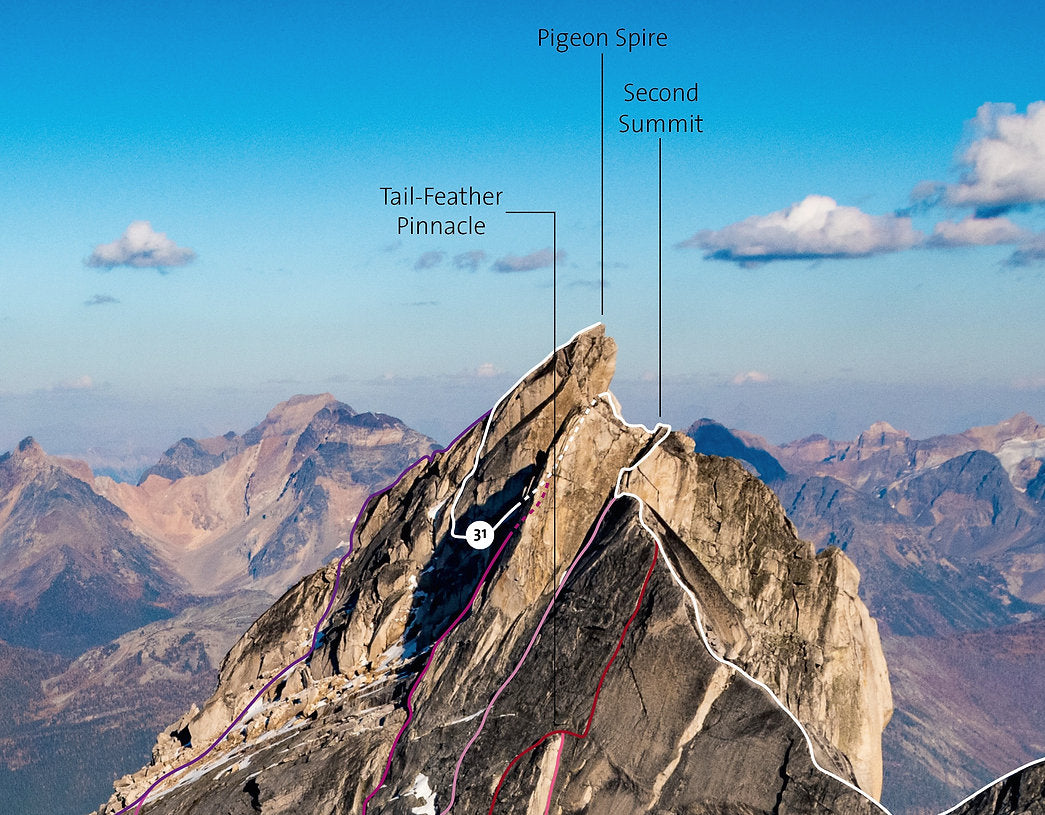 Snowpatch Spire West Face - Pigeon Spire North Face