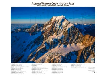 Aoraki/Mount Cook - South Face – Mont Blanc Lines