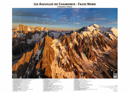Aiguilles de Chamonix - Faces Nord