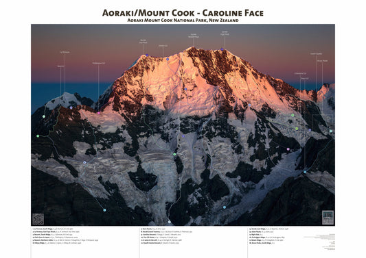 Aoraki/Mount Cook - Caroline Face