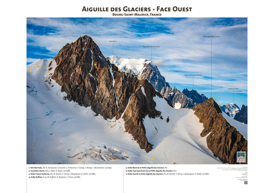 Aiguille des Glaciers - Face Ouest