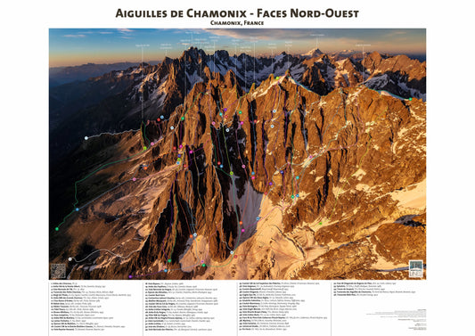 Aiguilles de Chamonix - Faces Nord-Ouest