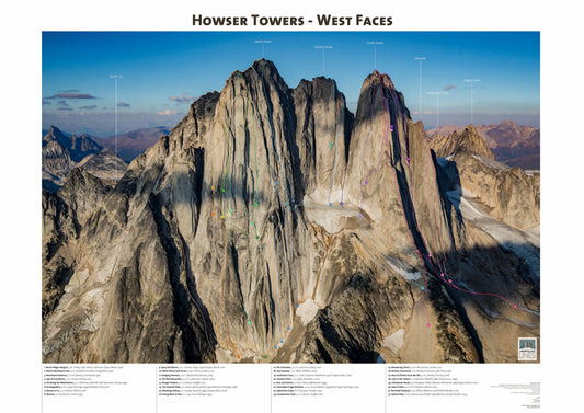 Howser Towers - West Faces