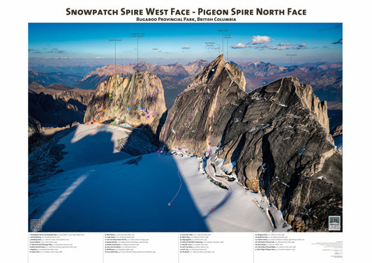 Snowpatch Spire West Face - Pigeon Spire North Face