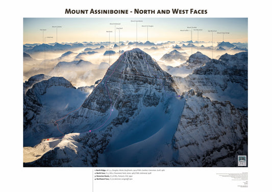 Mount Assiniboine - North and West Faces