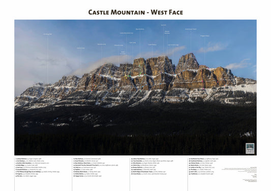 Castle Mountain - West Face
