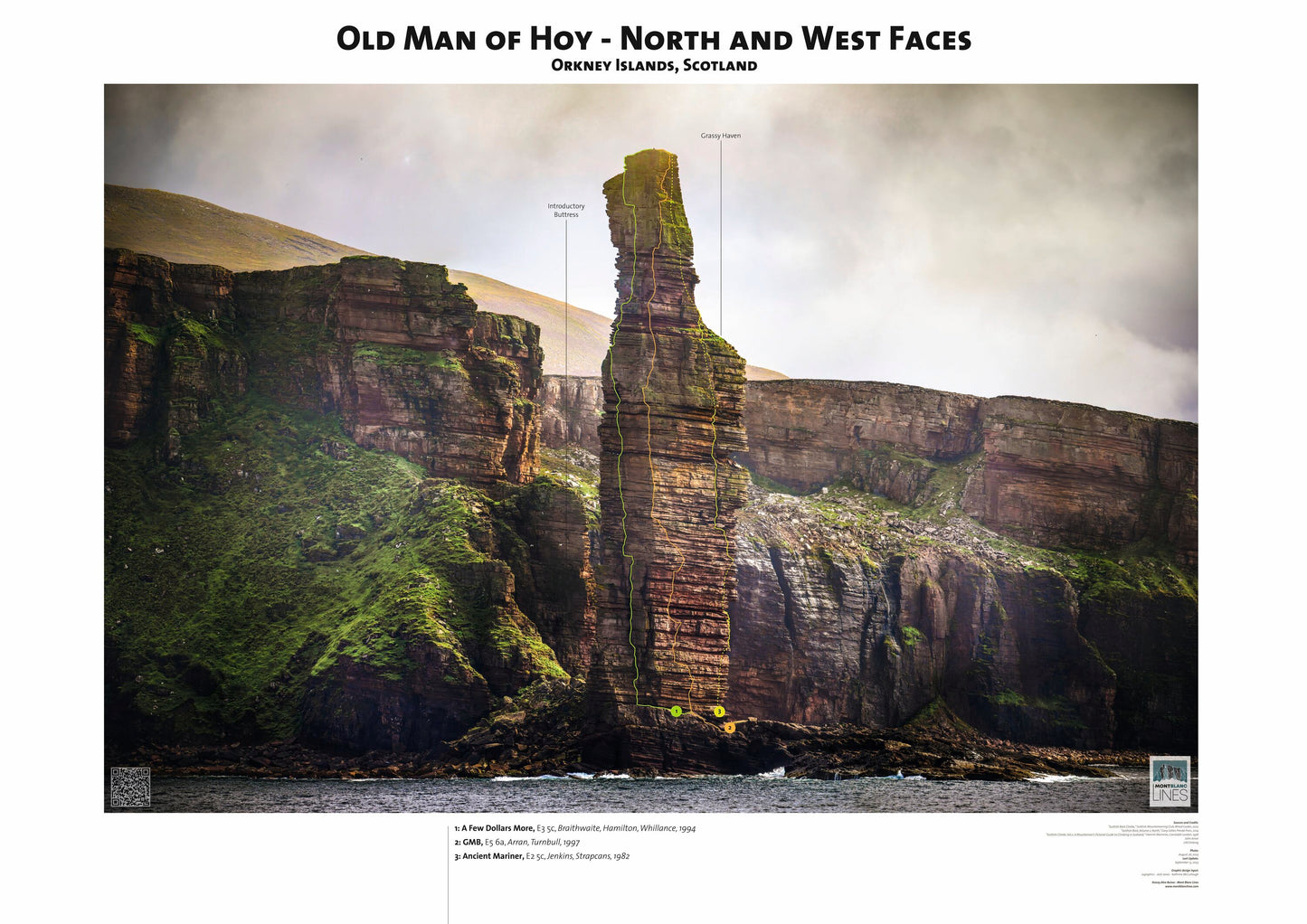 Old Man of Hoy - North and West Faces