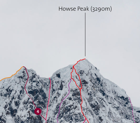 Howse Peak - North Face
