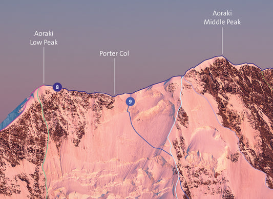 Aoraki/Mount Cook - Caroline Face