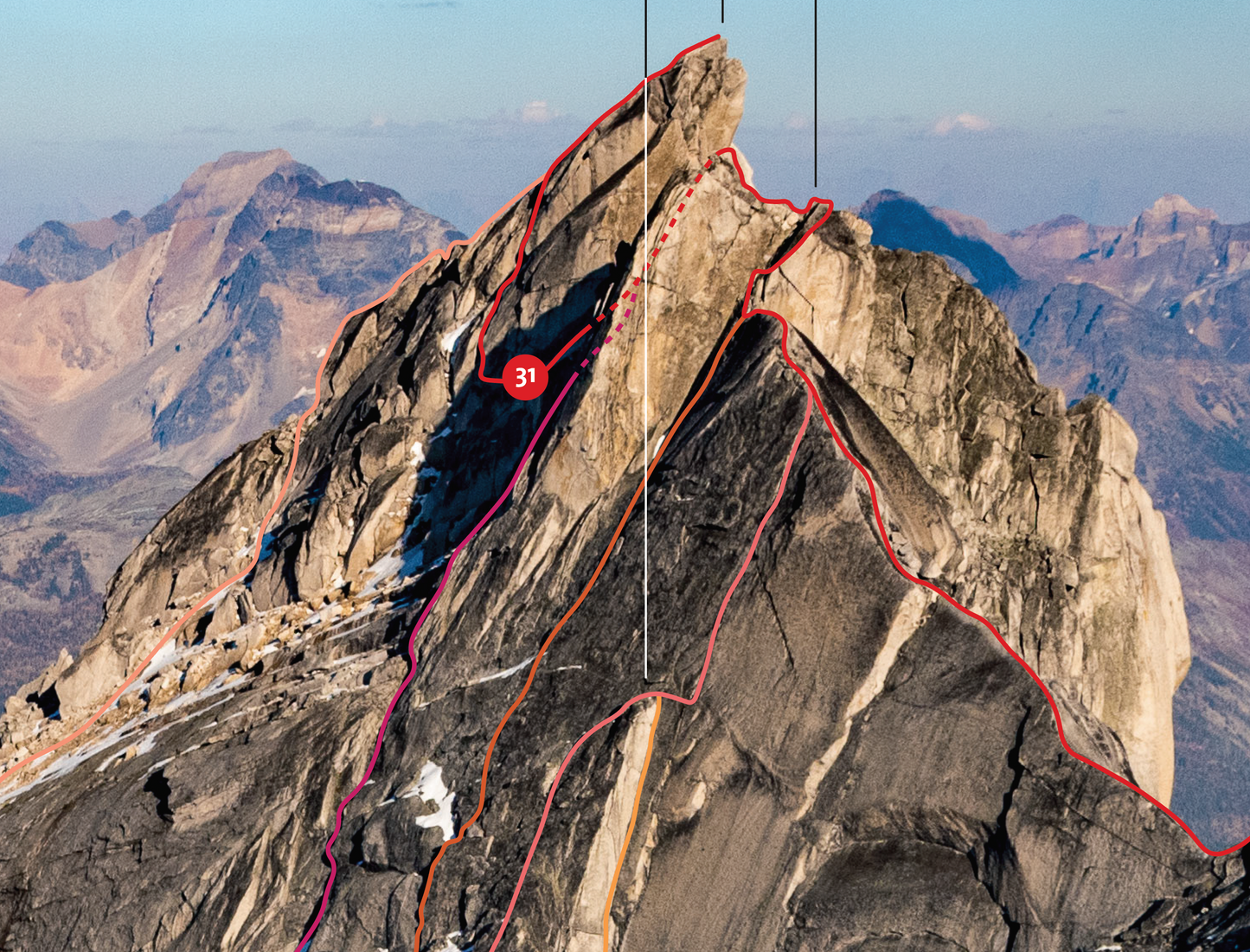 Snowpatch Spire West Face - Pigeon Spire North Face