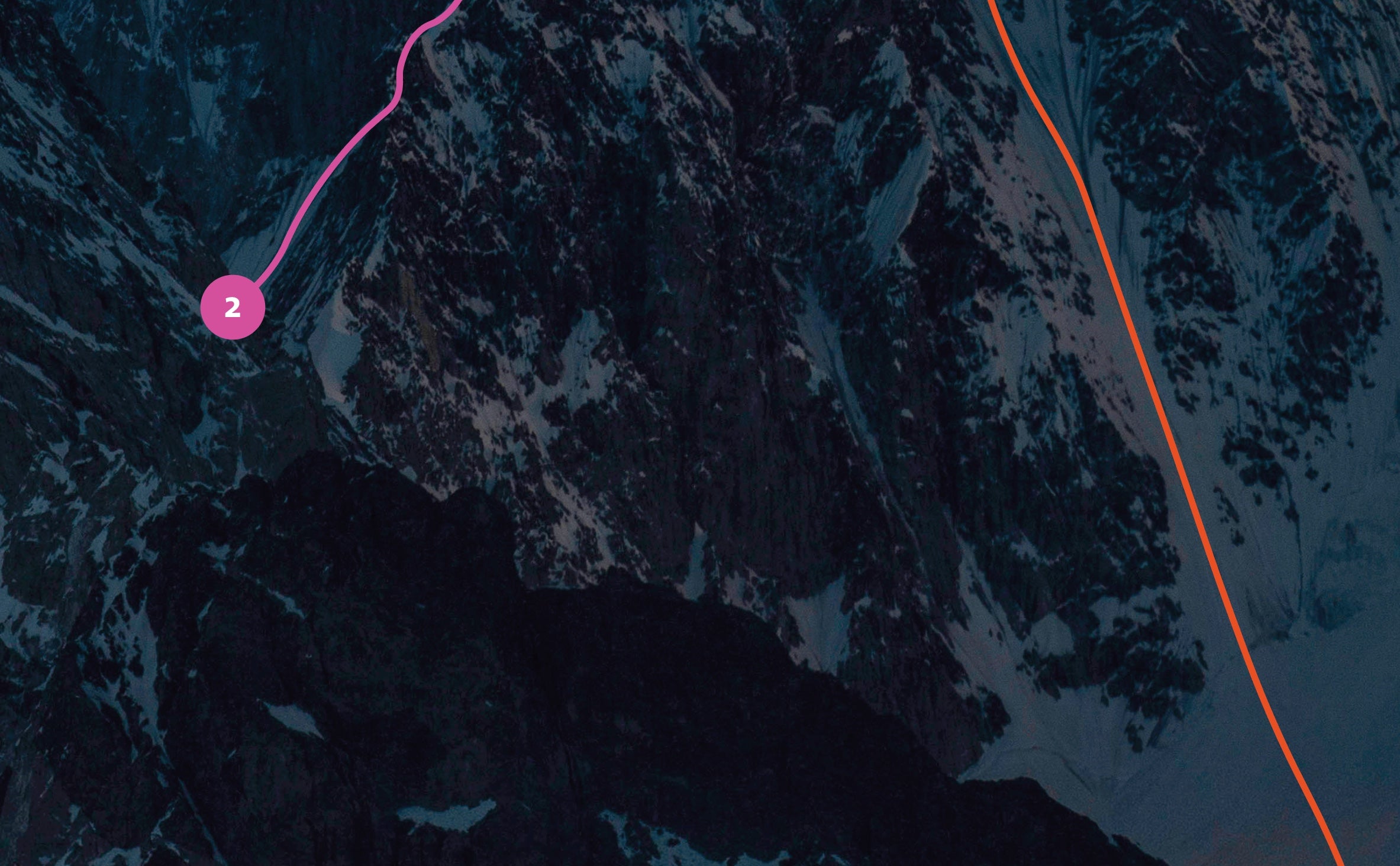 Gasherbrum IV - West Face (The Shining Wall) – Mont Blanc Lines