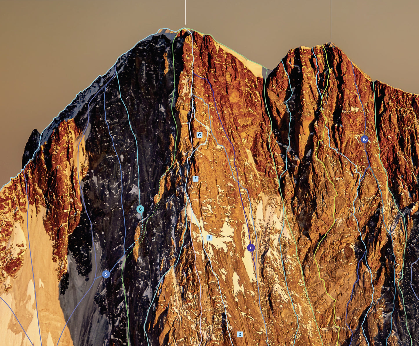 Les Grandes Jorasses - Face Nord