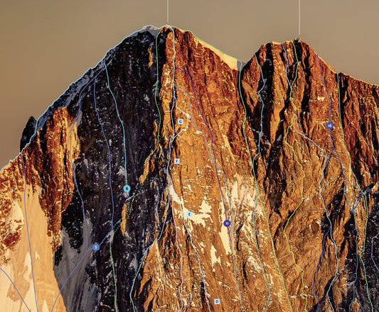 Les Grandes Jorasses - Face Nord